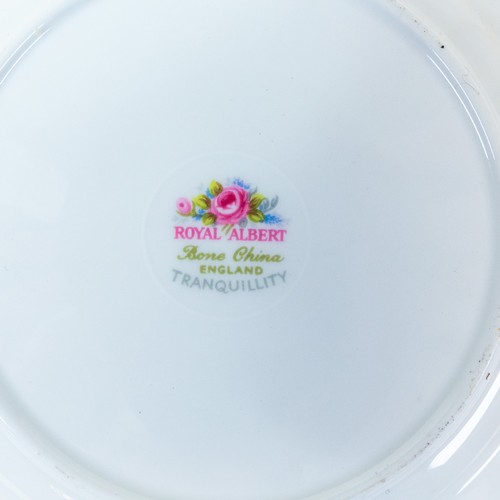 373 - Royal Albert 'Tranquillity' part tea/dinner set to include:- five tea cups, five saucers, five side ... 