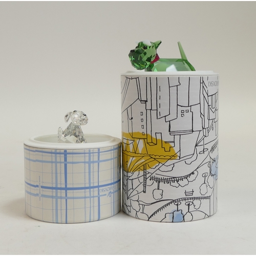 114 - Swarovski Crystal The Gang of Dogs Collection to include:- Scottie (1089199) retired 2012 designed b... 