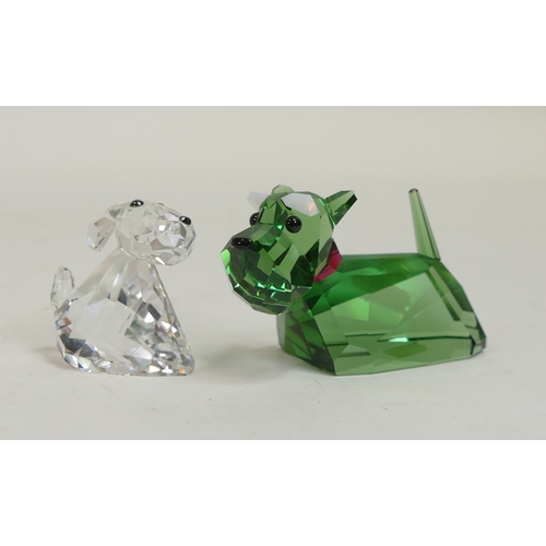114 - Swarovski Crystal The Gang of Dogs Collection to include:- Scottie (1089199) retired 2012 designed b... 