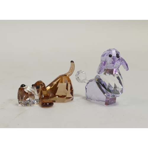 115 - Swarovski Crystal The Gang of Dogs Collection to include:- Violetta Poodle (935719) retired 2008 des... 