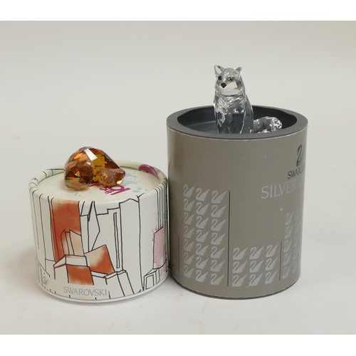 117 - Swarovski Crystal The Lovlots Cats Collection to include:- Camille (995006) retired 2011 designed by... 