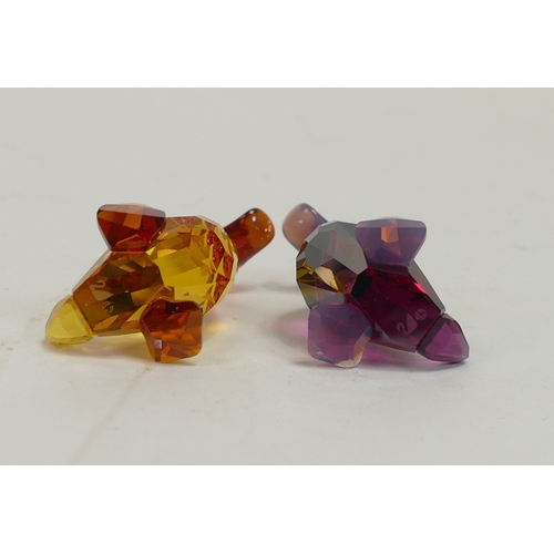 121 - Swarovski Crystal The Lovlot City Park Ducks Lily and Luke (1039868) retired 2011 designed by Edith ... 