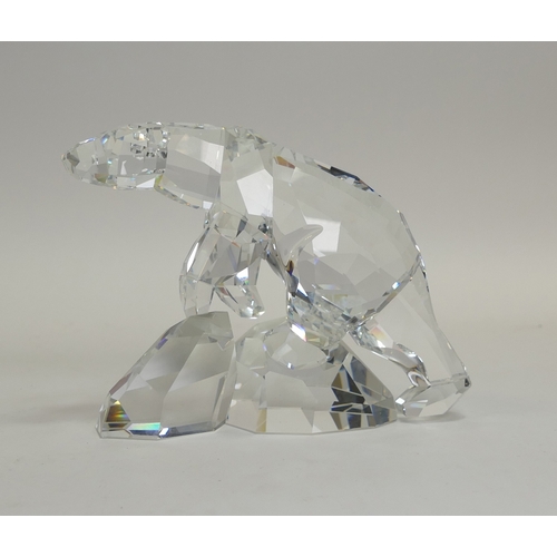 149 - Swarovski Classic Crystal Nanuc The Polar Bear (837477) retired 2008 designed by Heinz Tabertshofer ... 