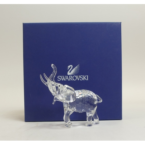 153 - Swarovski Rare Encounters Mother Elephant (678949) retired 2011 designed by Heinz Tabertshofer prese... 
