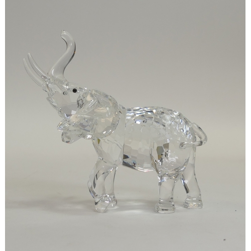 153 - Swarovski Rare Encounters Mother Elephant (678949) retired 2011 designed by Heinz Tabertshofer prese... 