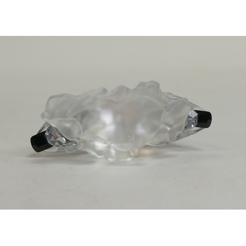 158 - Swarovski crystal puffins part of “Feathered Beauties” theme group, The Puffins are made from clear ... 