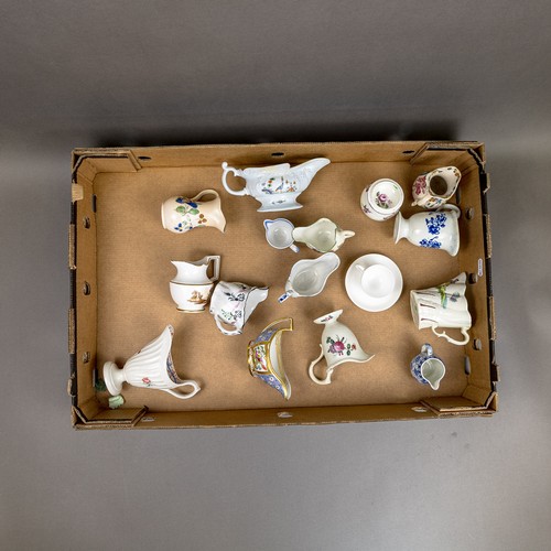 49 - Assorted collection of 19th and 20th century decorative porcelain jugs, small vases and small lidded... 