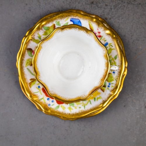 Hammersley 'Queen Anne' part tea set to include - four tea cups, five ...