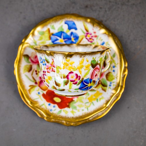 Hammersley 'Queen Anne' part tea set to include - four tea cups, five ...