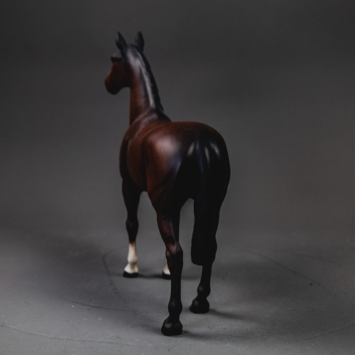 Two Beswick brown matt horses, 'The Winner' and '818 Shire'. Model nos ...