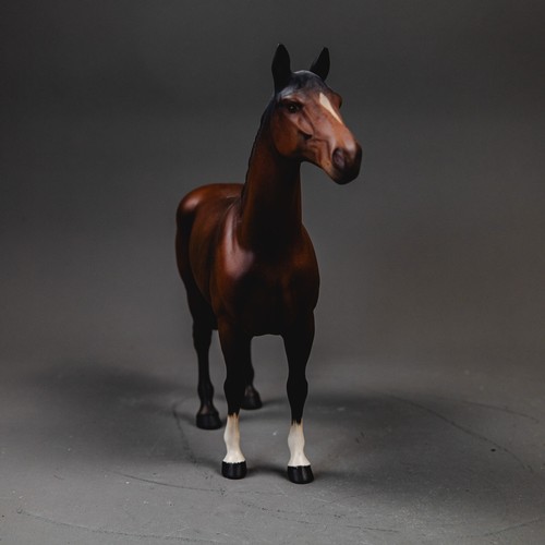 Two Beswick brown matt horses, 'The Winner' and '818 Shire'. Model nos ...