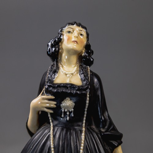 Royal Doulton early figurine, Doris Keane as Cavallini HN90, impressed ...