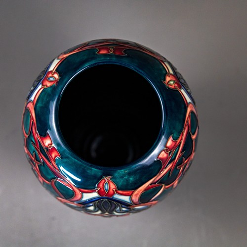 A Moorcroft limited edition vase in the Maypole design by Wendy Mason ...