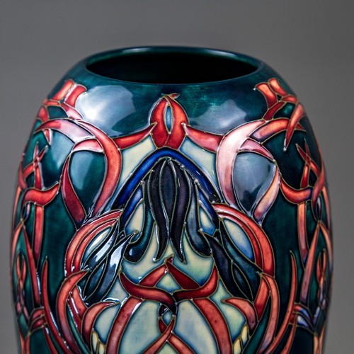A Moorcroft limited edition vase in the Maypole design by Wendy Mason ...