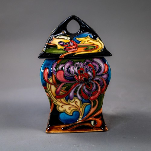 A Moorcroft limited edition lidded jar in the Flower Box design by Emma ...