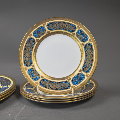 A group of De Lamerie pieces to include 3 dinner plates, 4 sandwich ...