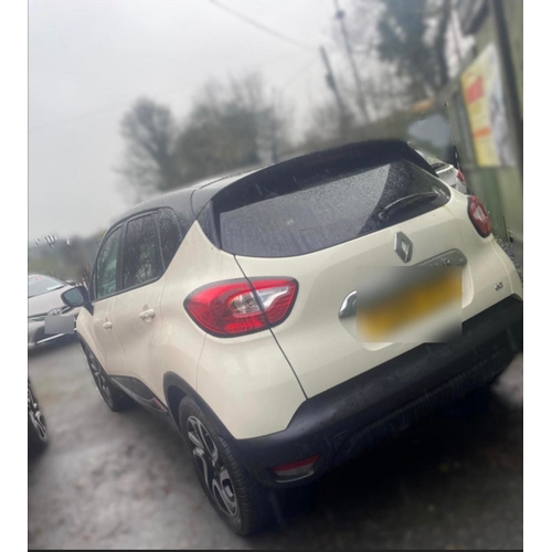 6 - Renault Captur 2015 (UK reg) 
Colour: Cream
1.5 Diesel 
5 Speed Manual Gearbox
Multi Functional Stee... 