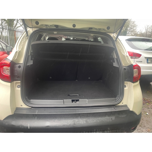 6 - Renault Captur 2015 (UK reg) 
Colour: Cream
1.5 Diesel 
5 Speed Manual Gearbox
Multi Functional Stee... 