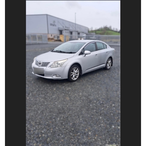 10 - Toyota Avensis 2011 
Silver 4 Door 
2L Diesel 
155270 Miles
Sat Navigation
Manual 5 Speed 
Toyota Al... 