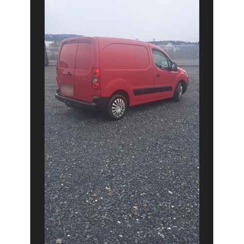 12 - 2011 Red Peugeot Van