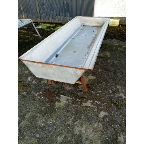 223 - Heavy Galvanised double trough 
(open)