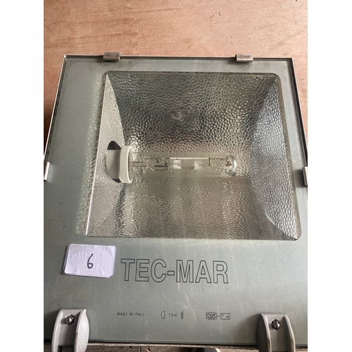 6 - Tec Mar Flood light like new