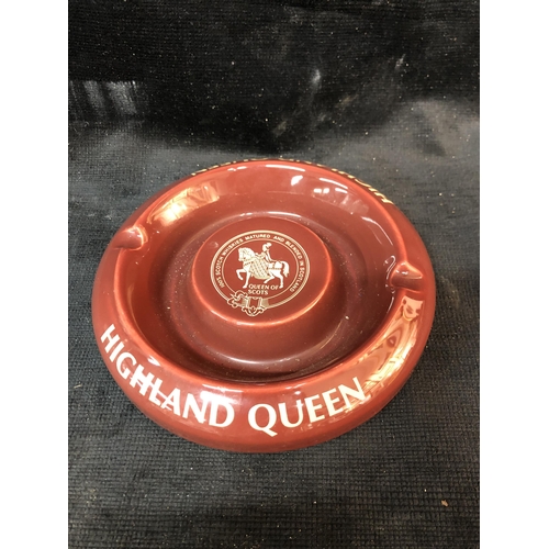 104 - Ceramic ashtray Highland Queen