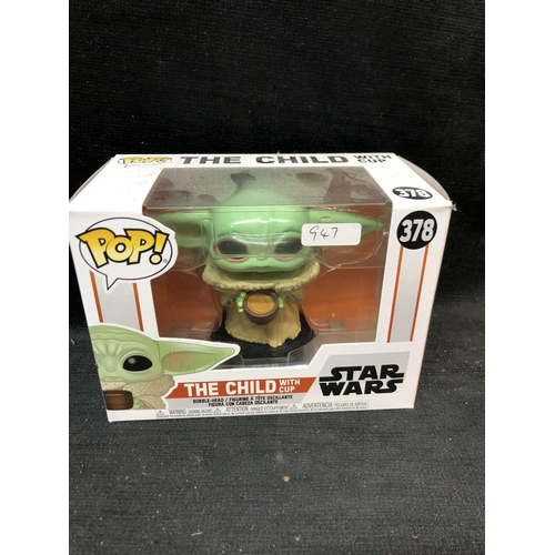 119 - Star wars, the child with cup in original box