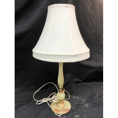 12 - Onyx table lamp 68cm high