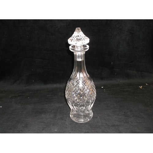 135 - Waterford crystal glass decanter 33cm high