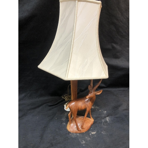 14 - Figurine table lamp 61cm high