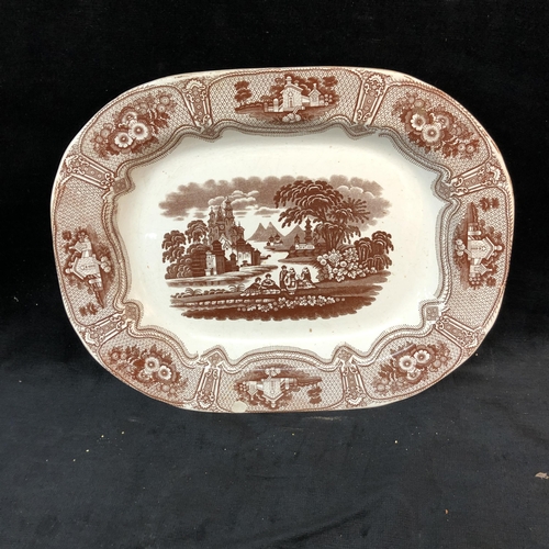 183 - Victorian sideplate 45cm wide