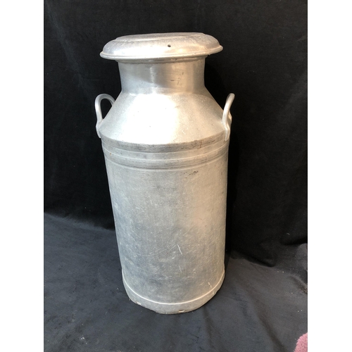 214 - 10 gallon Aluminium creamery can