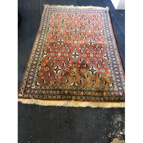 218 - Persian/Iranian hand knotted carpet/rug 145cm x 100cm