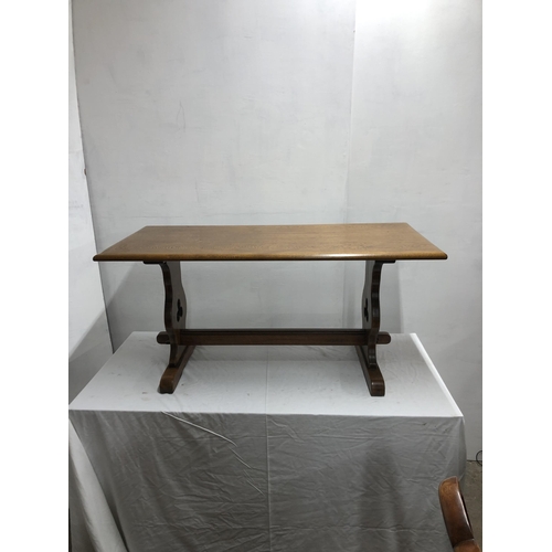 233 - Oak rectangular coffee table 102cm