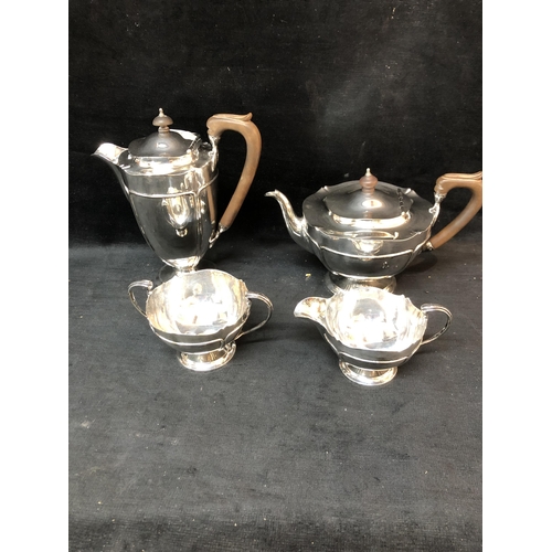 239 - Four piece silver tea set, 1991 grams, Birmingham 1915.