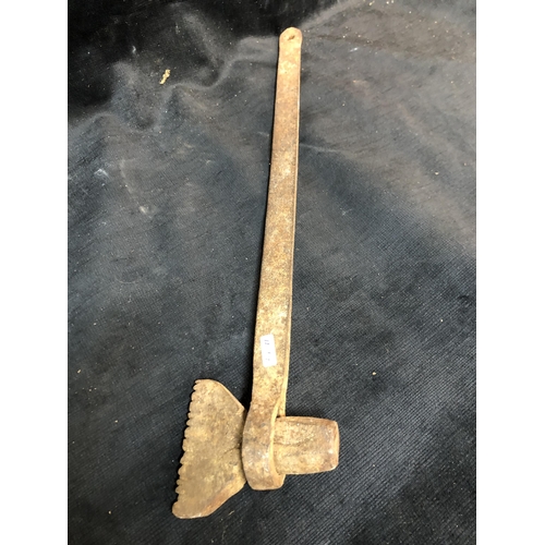 91 - R. Malcomson branding iron 56cm long