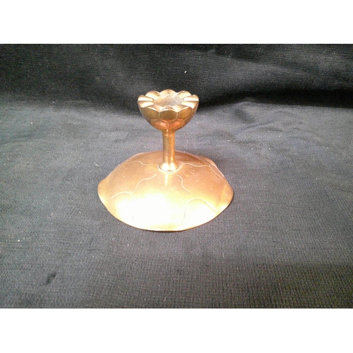 102 - Small copper candle holder