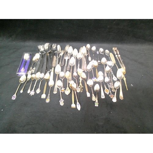 30 - Large lot of spoons etc.