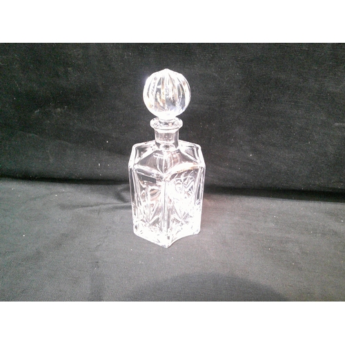 36 - Thomas Webb crystal glass decanter 25cm