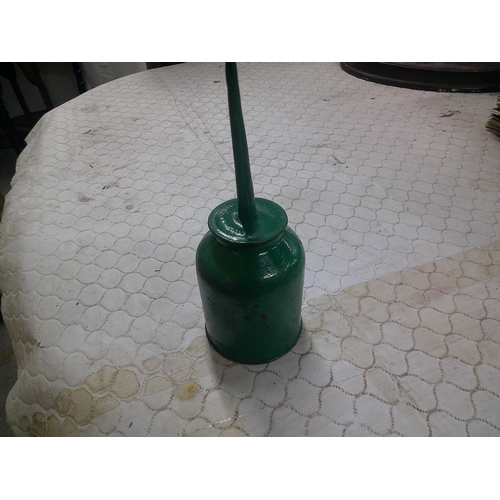 109 - Small vintage oil can 20cm high