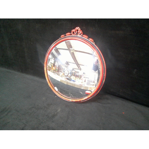 114 - Edwardian concave mirror