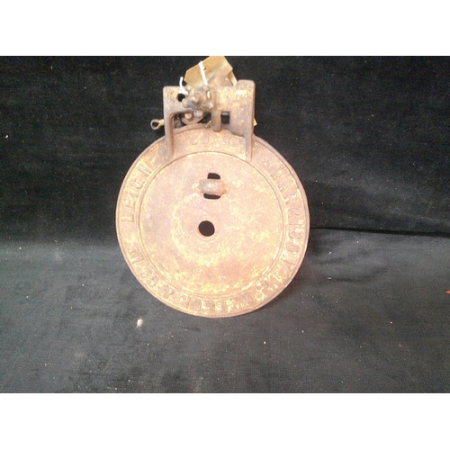 117 - Harrison-McGregor iron name plate