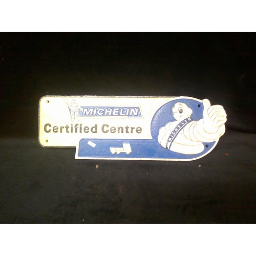 120 - Michelin cast metal name sign