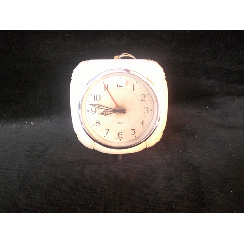 85 - Art-Deco wall clock 17cm square