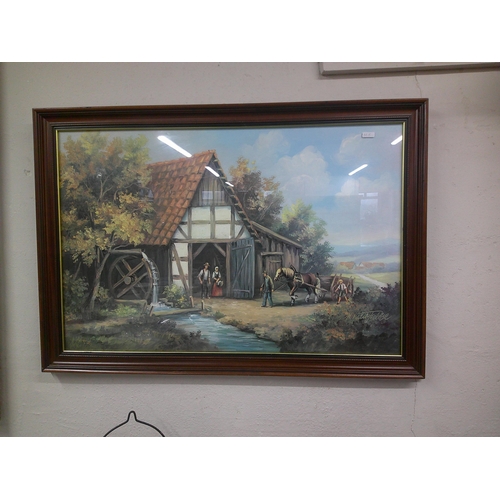 95 - 'Farm scene' picture