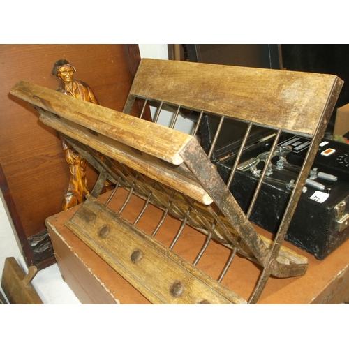 96 - Wooden book rack