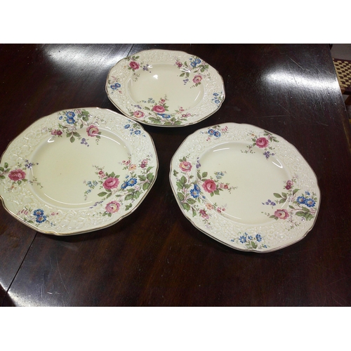 121 - Three crown ducal plates each 22cm diameter