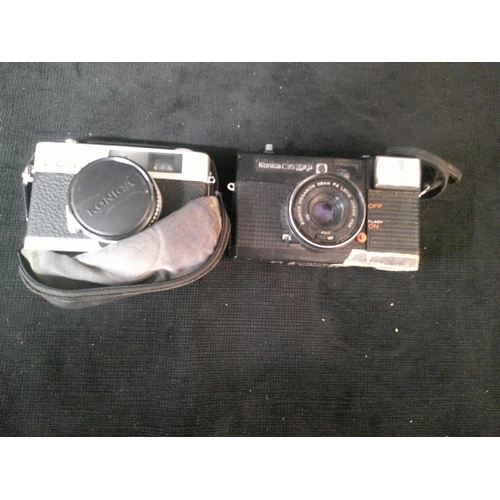 133 - Two Konica C35 cameras