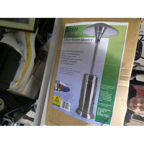 27 - New 15KW patio heater commercial stainless steel